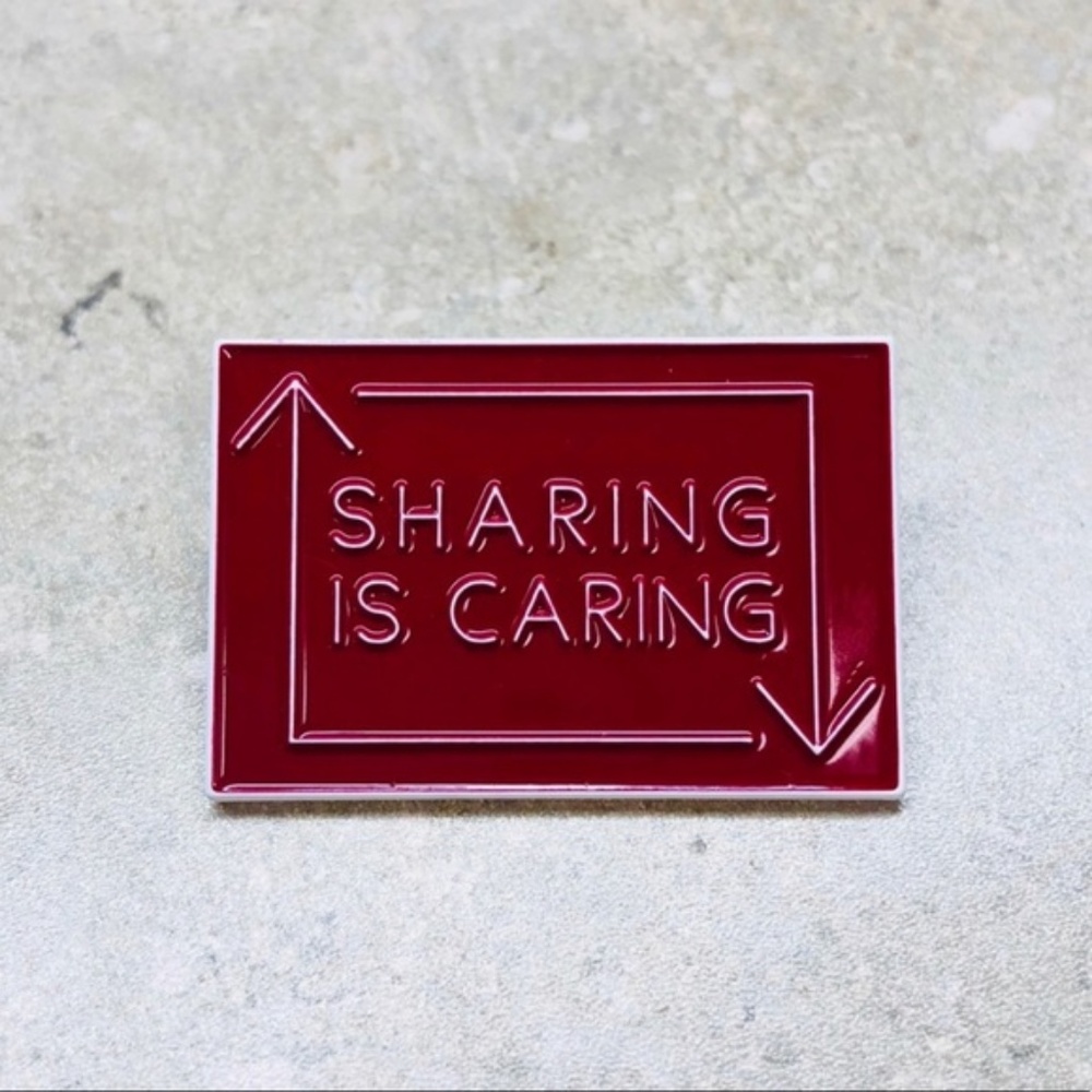 Sharing is Caring • Posh Swag, Lapel Pin, Fashion - Picture 7 of 8